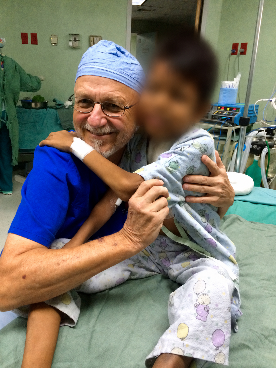 A moment of connection after surgery